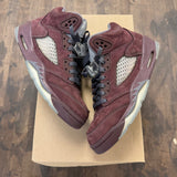 Jordan 5 Retro Burgundy (2023) (GS) Size 5.5Y (Pre-Owned) - Image 1