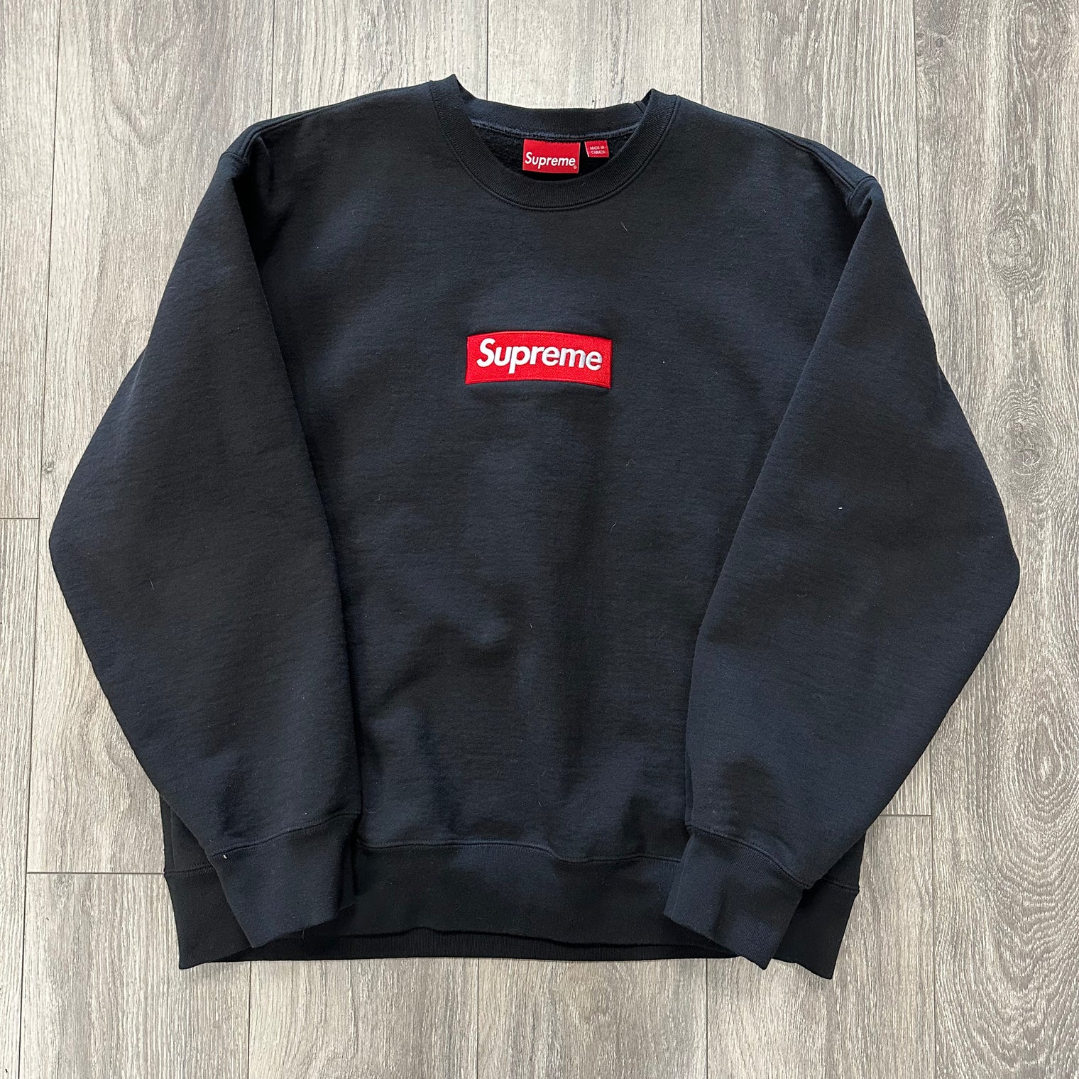 Supreme Box Logo Crewneck Black (Used)
