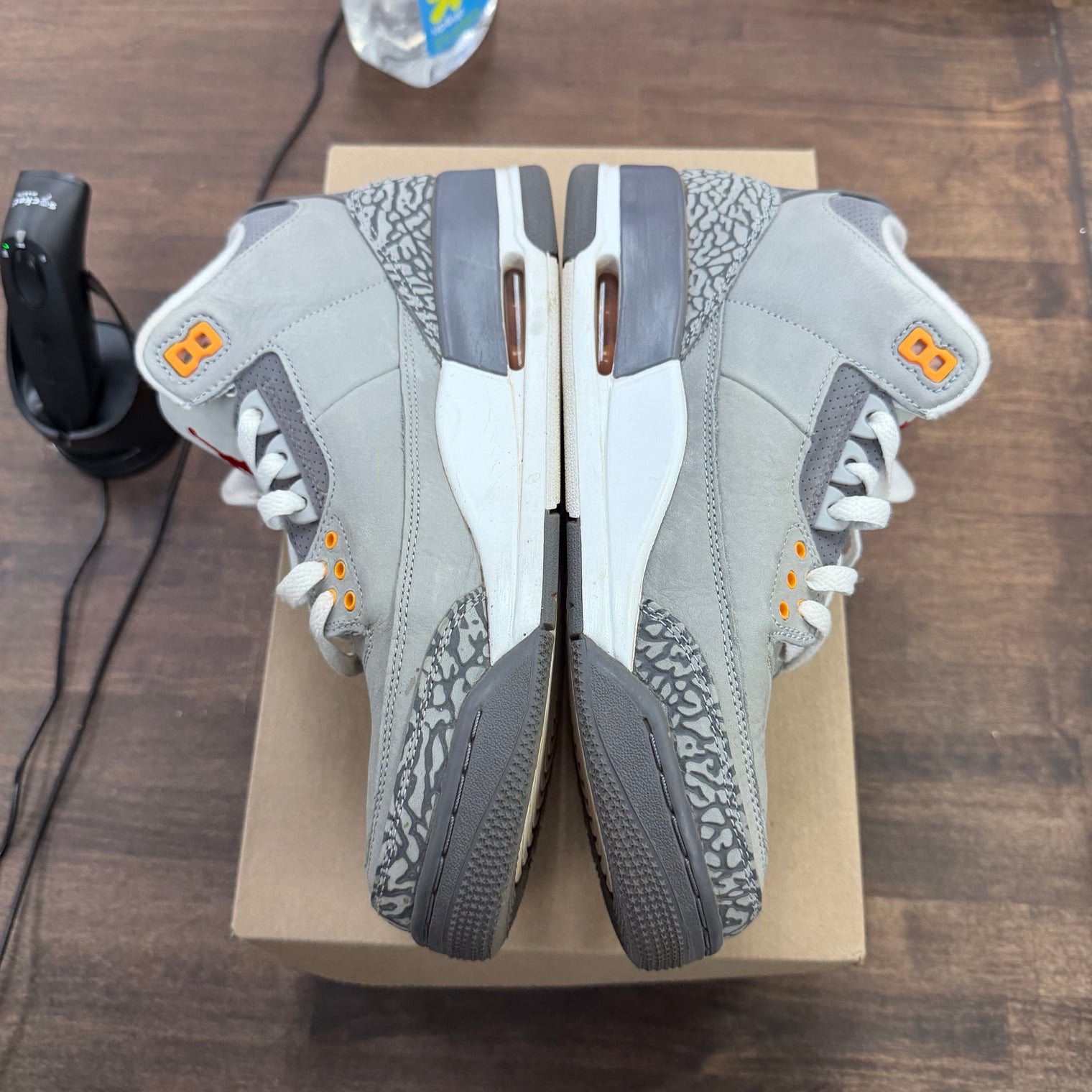 Cool Grey Jordan 3 Retro (USED, No Box)