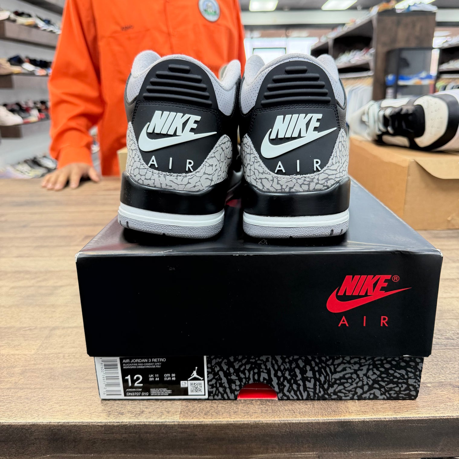 Black Cement Jordan 3 Retro (USED)