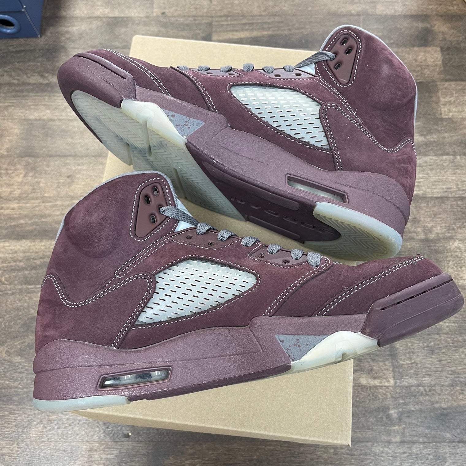 Burgundy Jordan 5 (USED No Box)