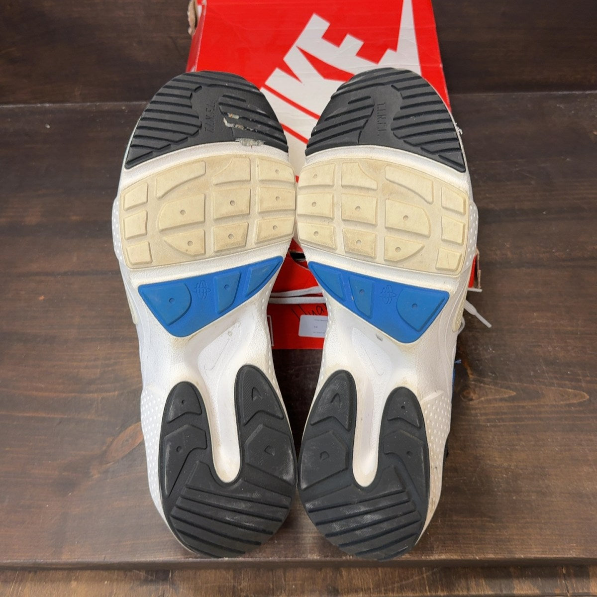 Nike Huarache Edge Txt White University Red Volt Black Size 14 (Pre-Owned) - Image 8