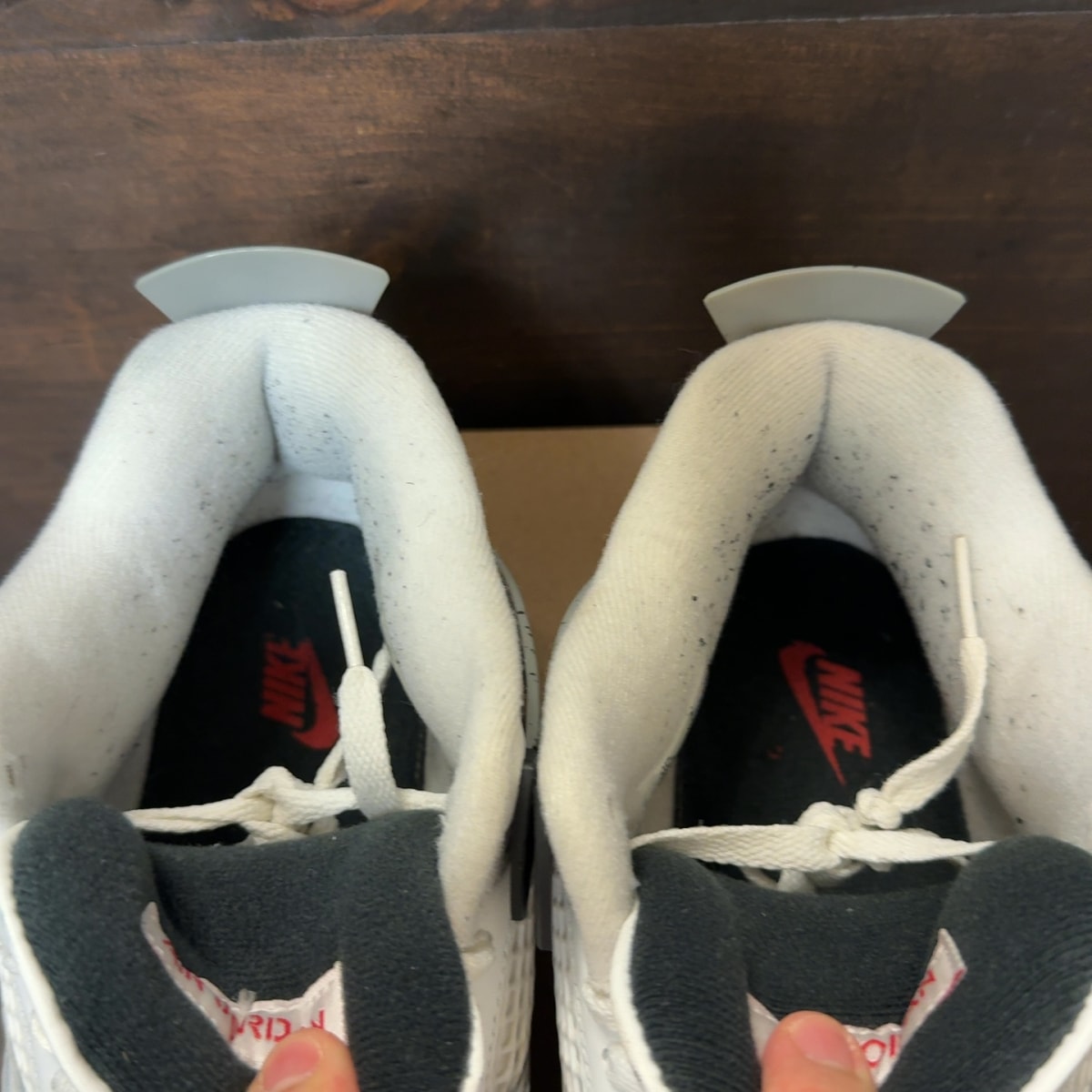 Jordan 4 Retro White Cement (2025) Size 10.5 (Pre-Owned) - Image 4
