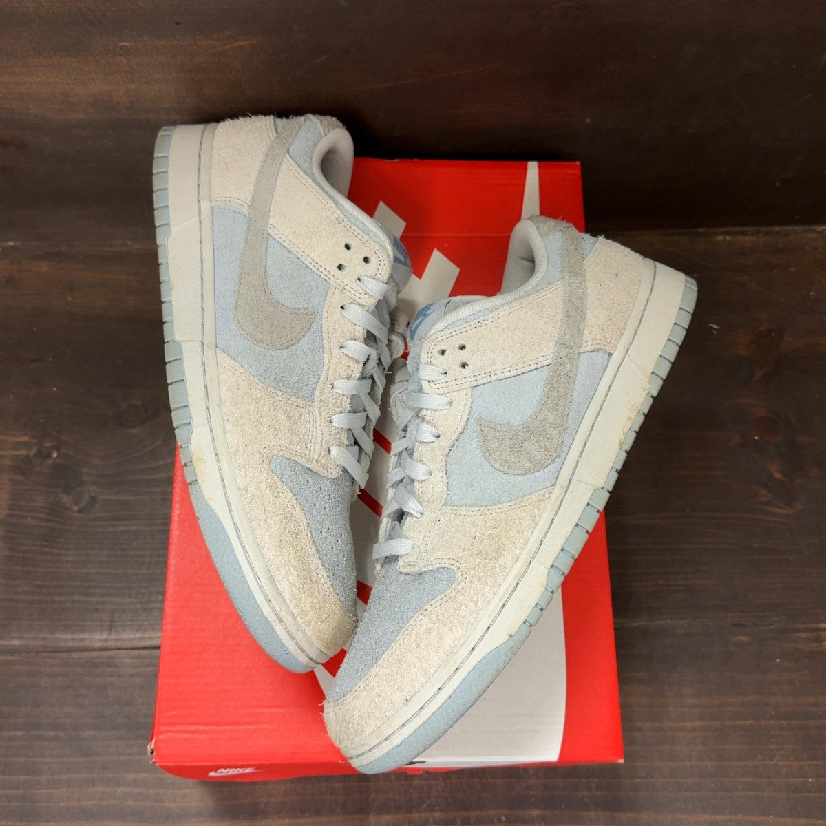 Nike Dunk Low Light Armory Blue Photon Dust (Women's) - Image 2