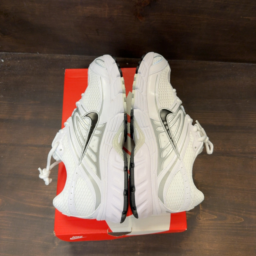 Nike Air Max Moto 2K White Metallic Silver Black - Image 6
