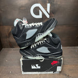 Jordan 5 Retro OG Black Metallic Reimagined Size 10.5 (Pre-Owned) - front