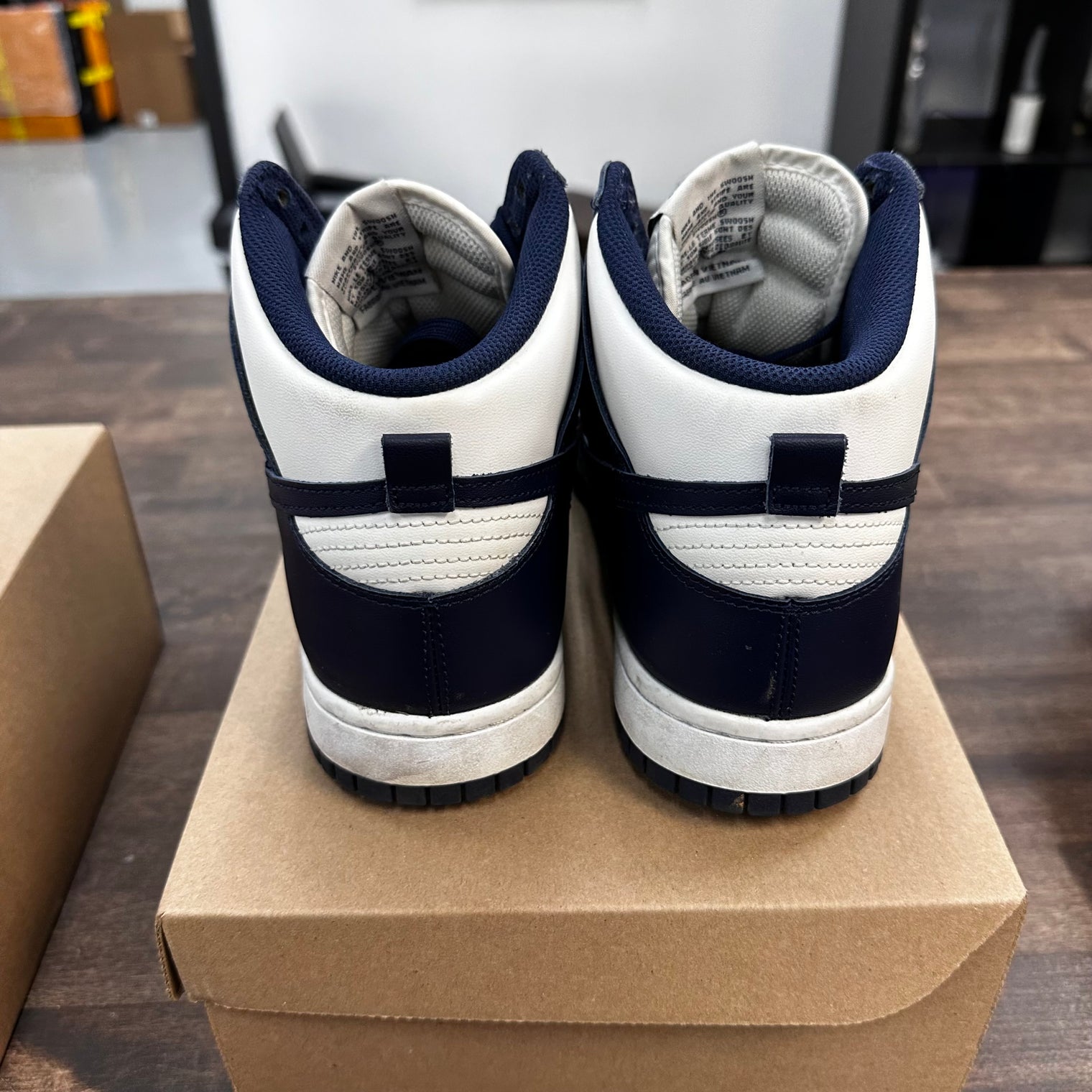 Midnight Navy Dunk High (USED, No Box)