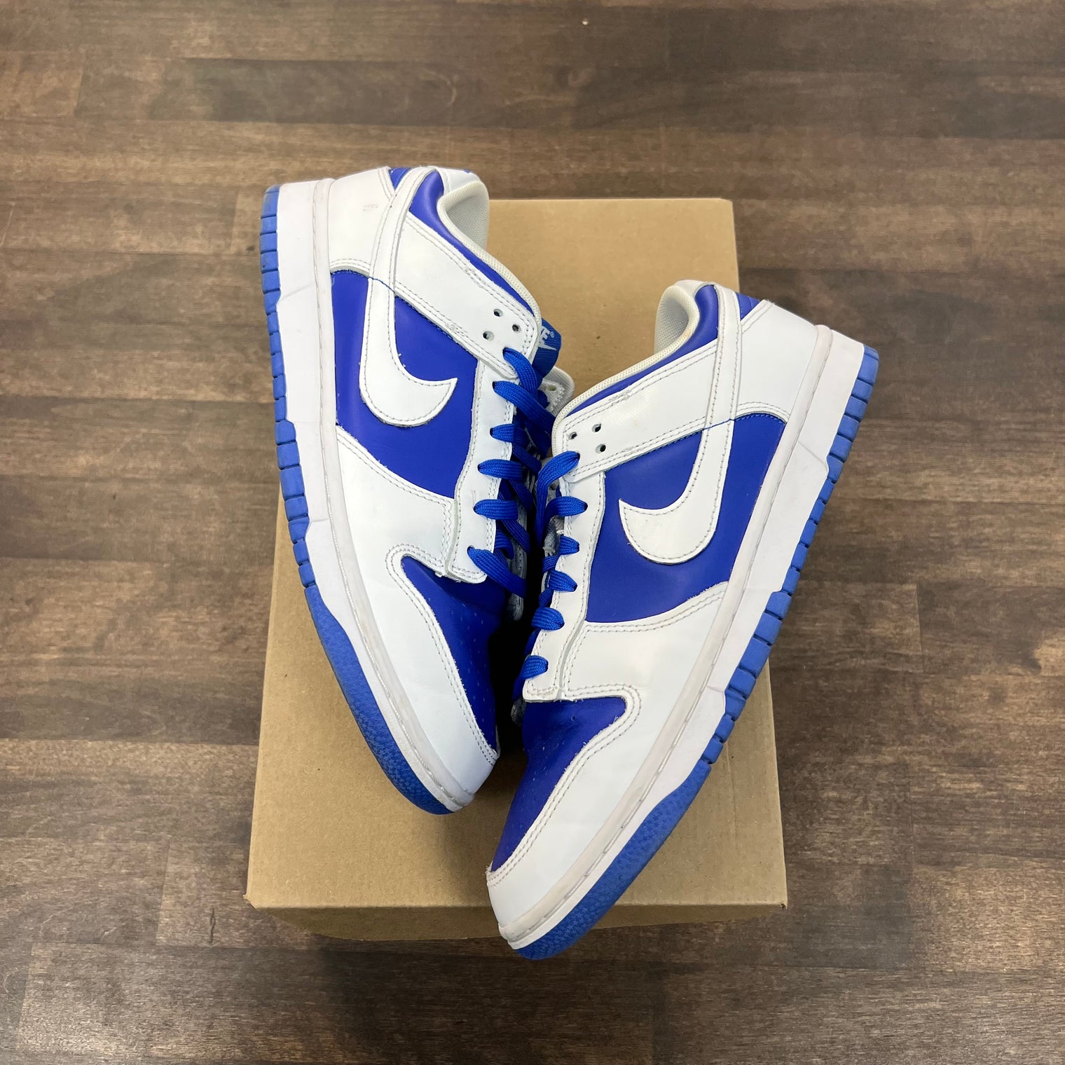 Racer Blue Dunk Low (USED, No Box)