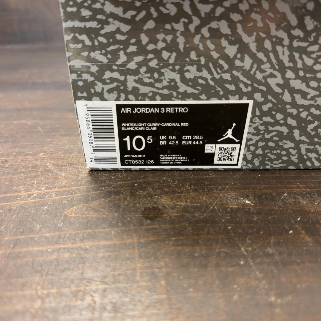 Jordan 3 Retro Cardinal Red - Image 7