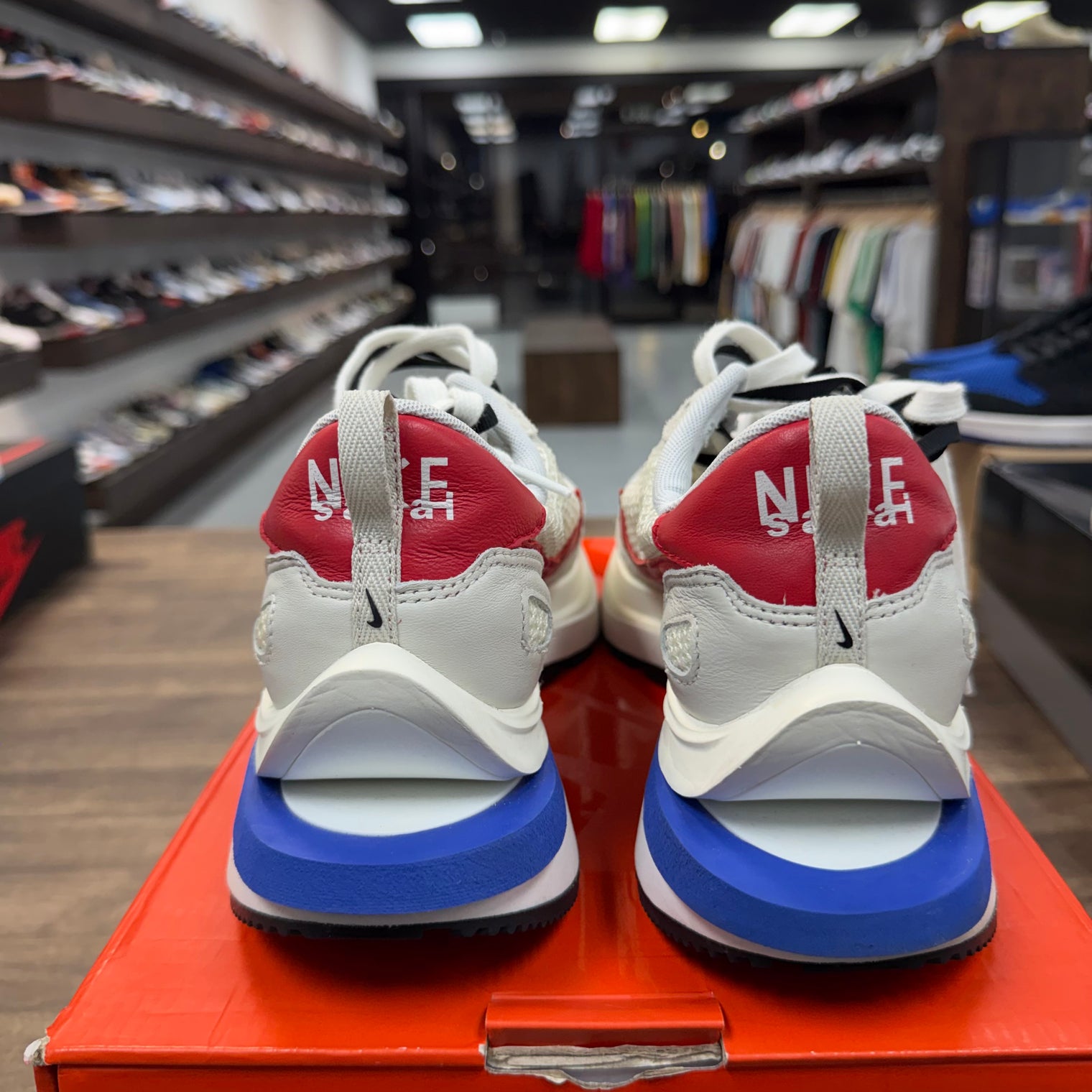 Sacai Sport Fuchsia Game Royal Nike Vaporwaffle (USED)