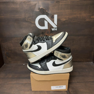 Jordan 1 Retro High Silver Toe (Women's) Size 10W (Pre-Owned) - Image 1