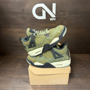 Jordan 4 Retro SE Craft Medium Olive (GS) Size 4.5Y (Pre-Owned) - Image 1