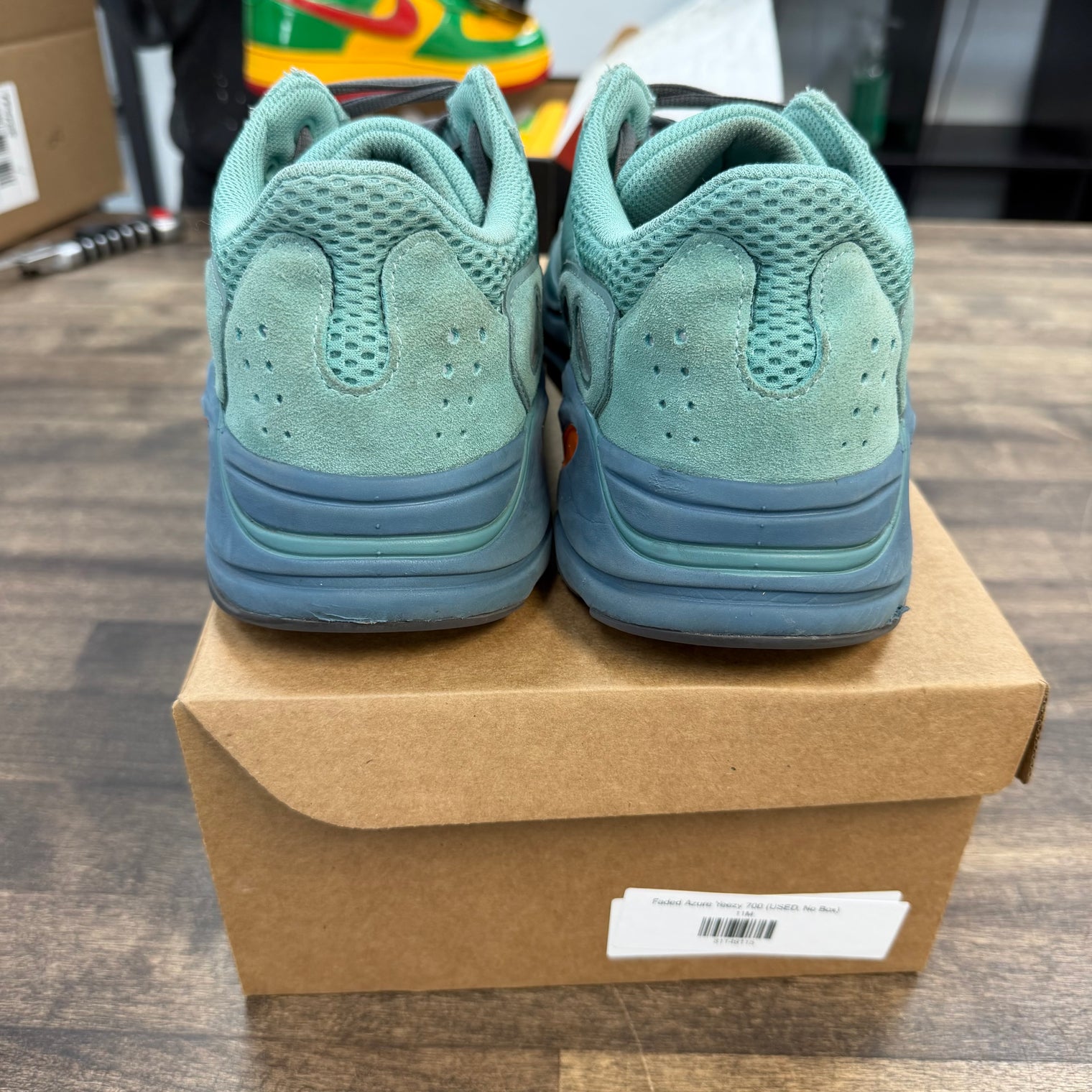 Faded Azure Yeezy 700 (USED, No Box)