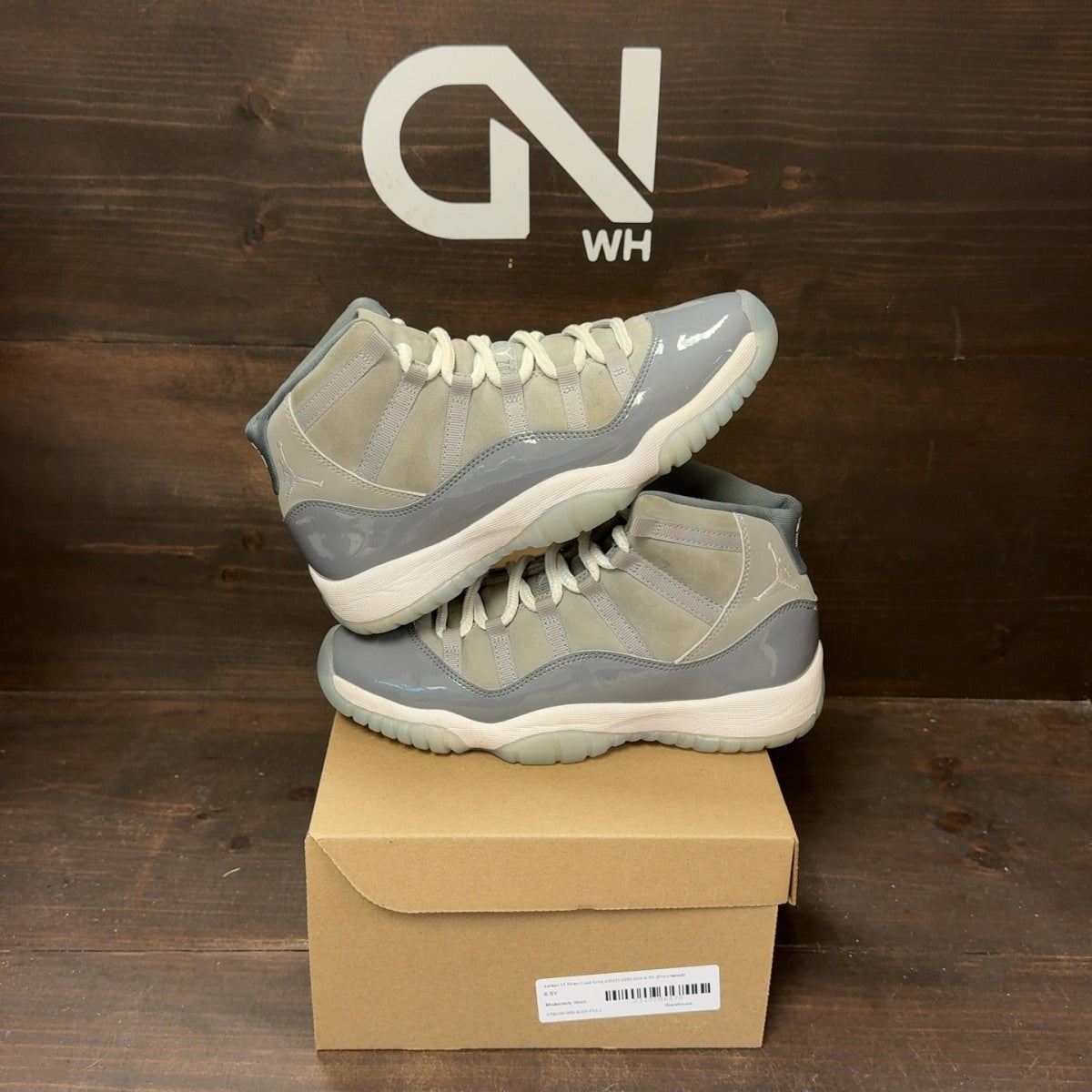 Jordan 11 Retro Cool Grey (2021) (GS) Size 6.5Y (Pre-Owned) - Image 1