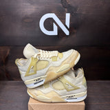 Jordan 4 Retro Off-White Sail (Women's) Size 7W (Pre-Owned) - front