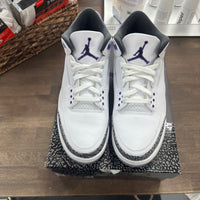 Dark Iris Jordan 3 Retro (USED)
