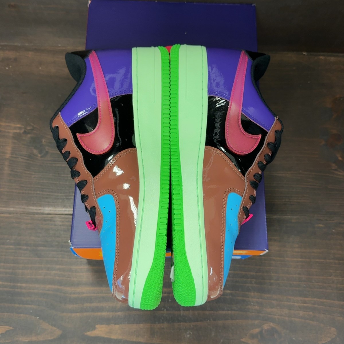 Nike Air Force 1 Low SP Undefeated Multi-Patent Pink Prime - Image 4
