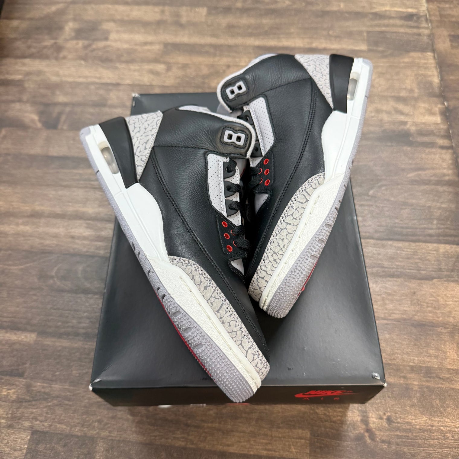 Black Cement Jordan 3 (2024) (USED)