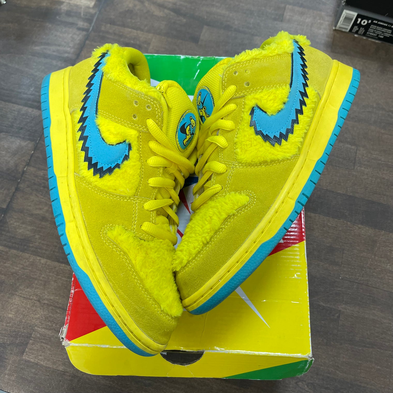 Grateful Dead Bears Opti Yellow SB Dunk Low (USED)