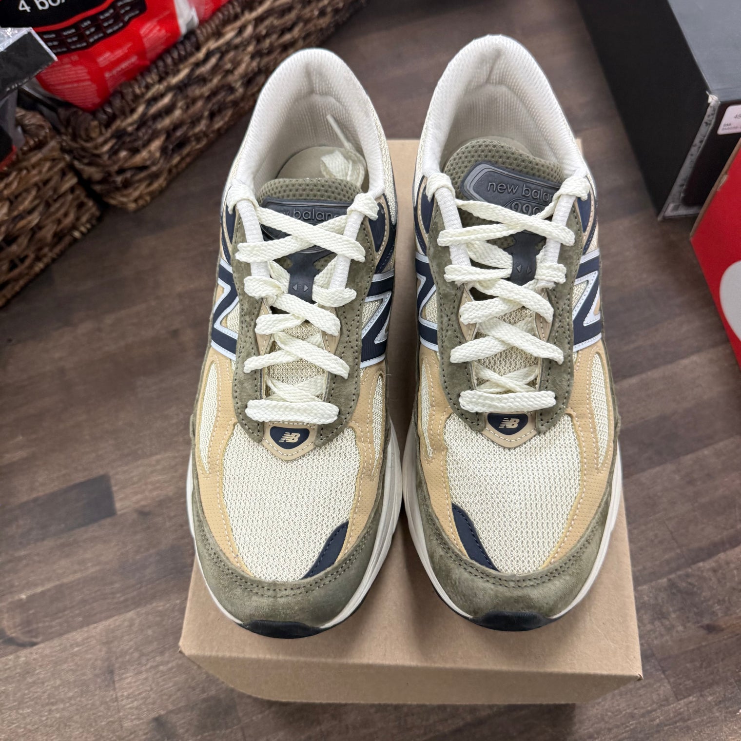 New Balance 990v6 MiUSA Dark Camo Incense (USED,No Box)