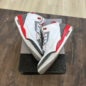 Jordan 3 Retro Fire Red (2022) Size 12 (Pre-Owned) - Image 1