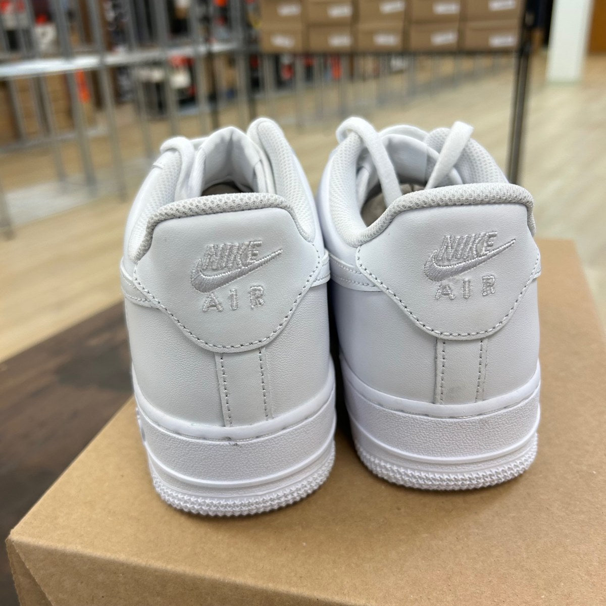 Nike Air Force 1 Low '07 White (Women's) Size 10W (Pre-Owned) - Image 4