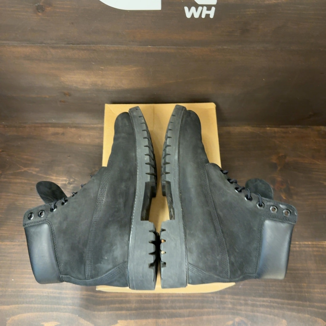 Timberland 6" Boot Black Nubuck Premium Size 9.5 (Pre-Owned) - Image 5