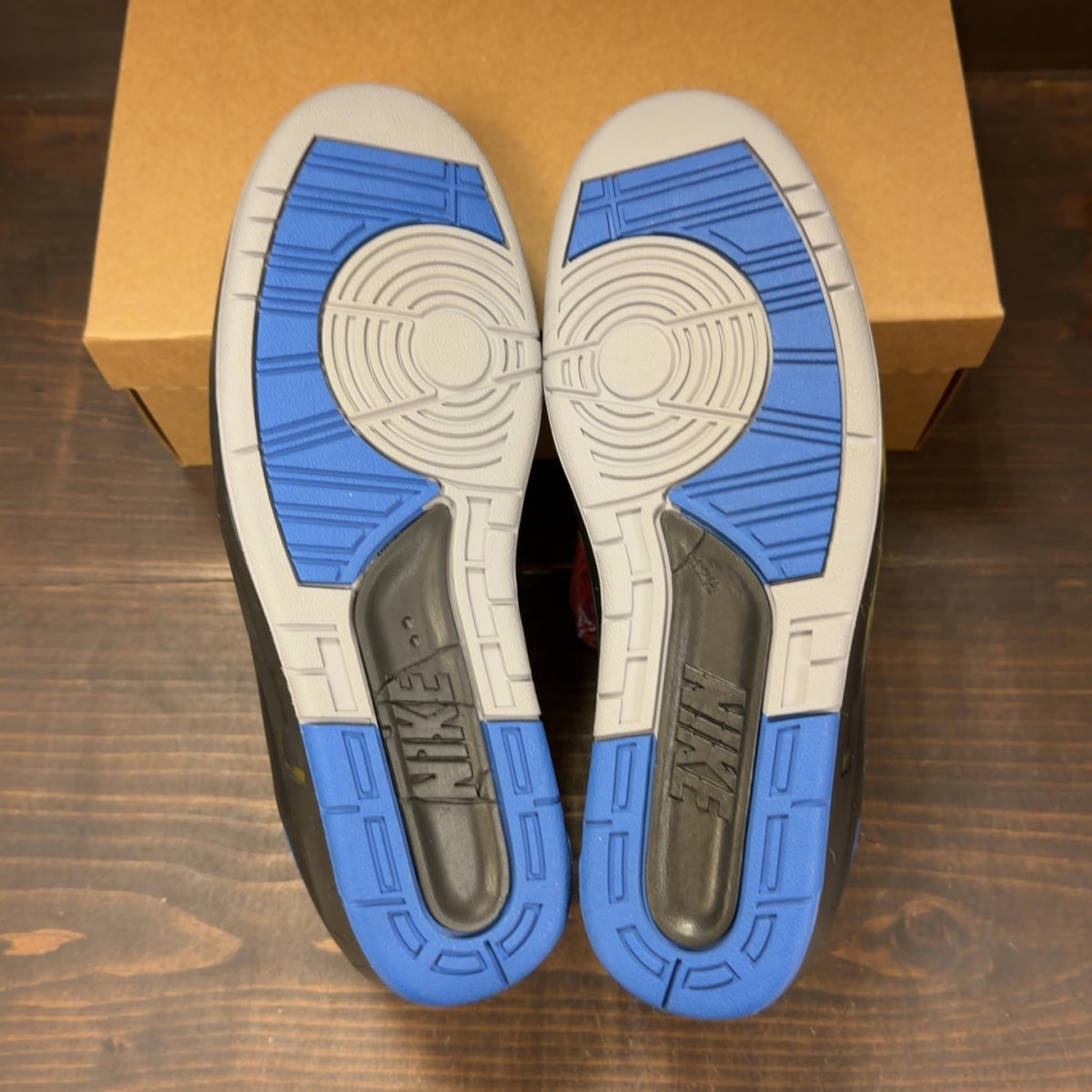 Jordan 2 Retro Low SP Off-White Black Blue Size 12.5 - Image 7
