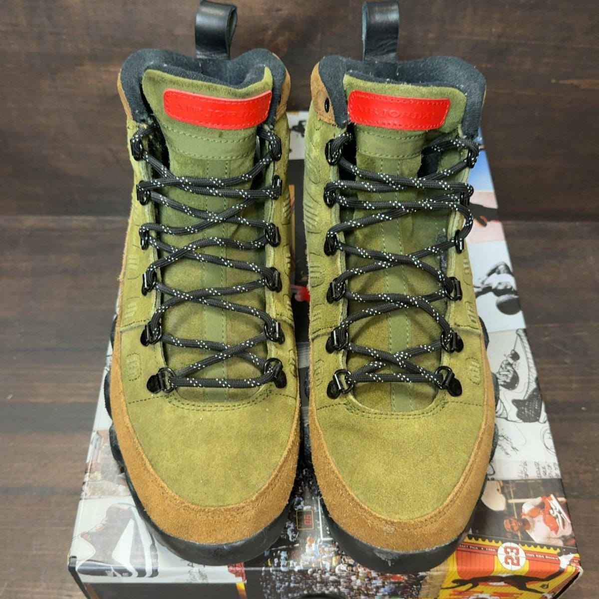 Jordan 9 Retro Boot NRG Military Brown - Image 3