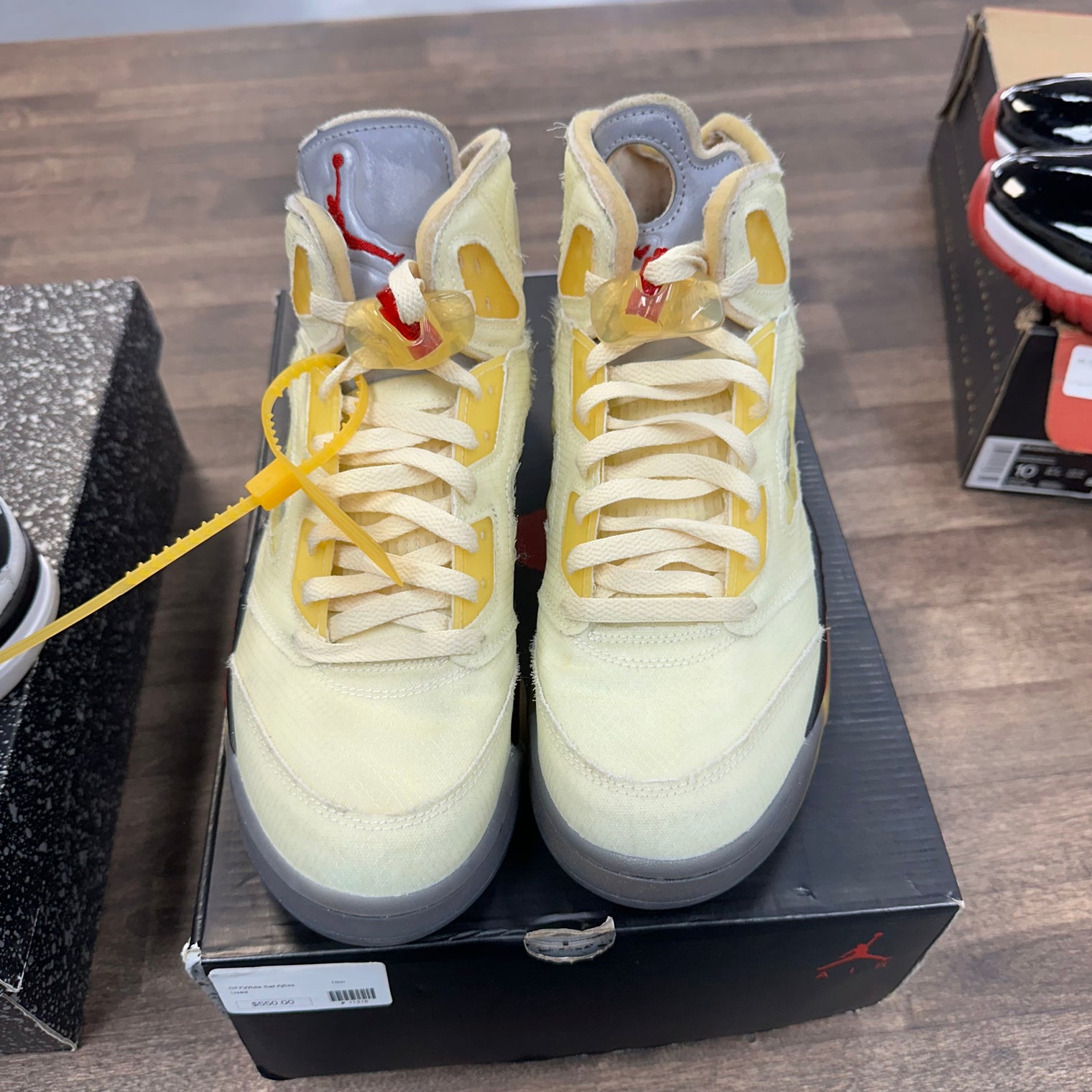 Off-White Sail Jordan 5 Retro (USED)
