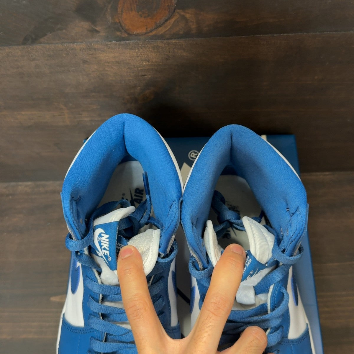 Jordan 1 Retro High OG True Blue - Image 4