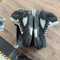 Black Metallic Reimagined Jordan 5 Retro (GS)(USED)