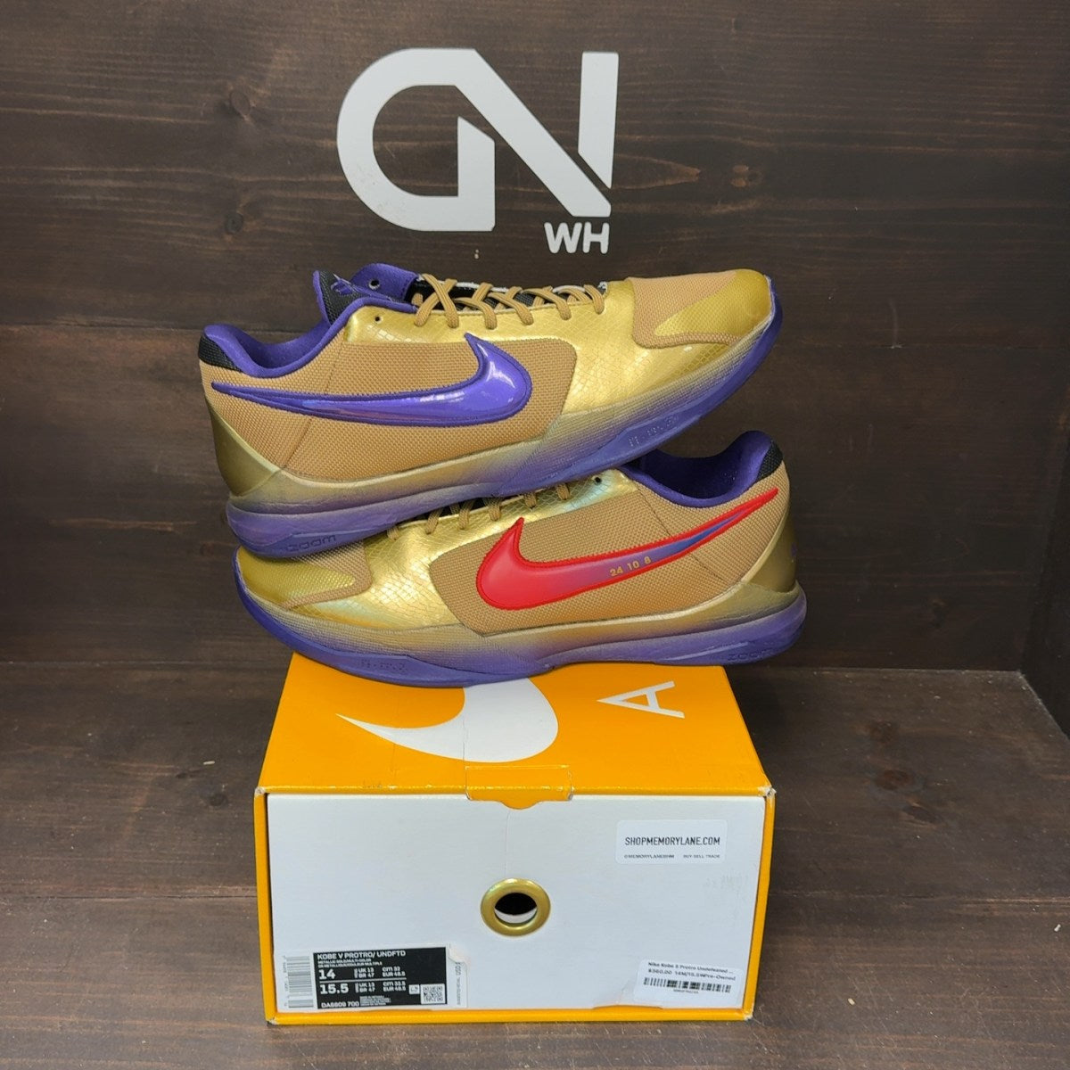 Nike Kobe 5 Protro Undefeated Hall of Fame - Image 1