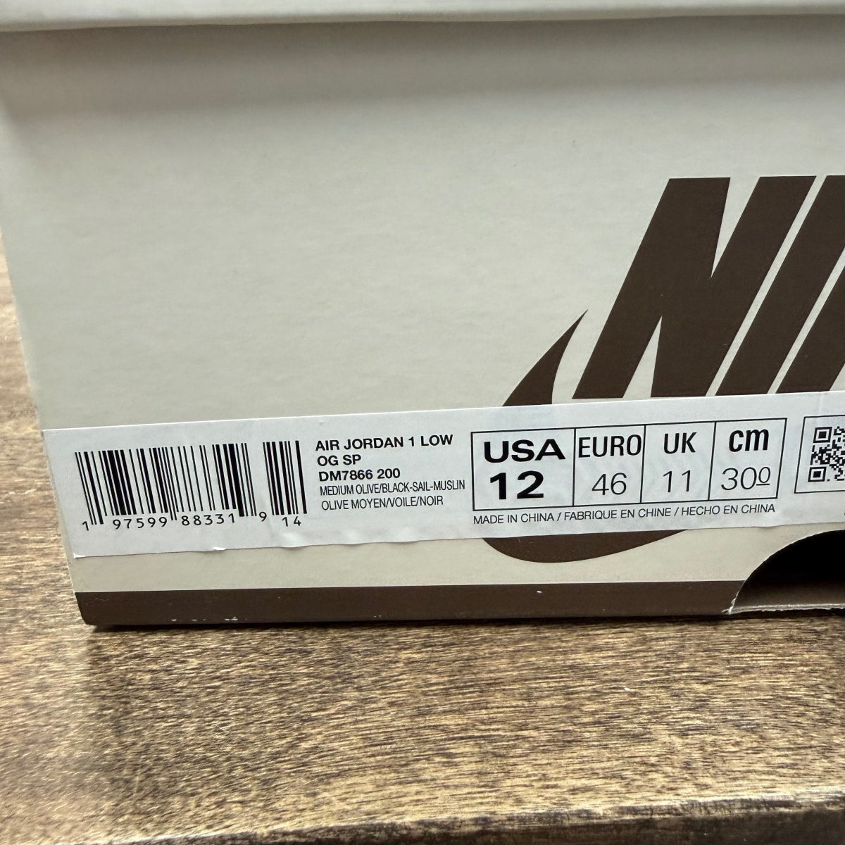 Jordan 1 Retro Low OG SP Travis Scott Medium Olive - Image 6