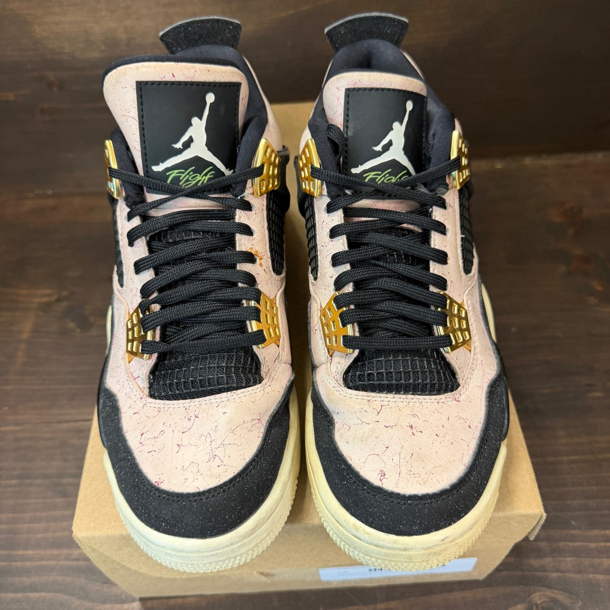Jordan 4 Retro Silt Red Splatter (Women's) Size 8.5W (Pre-Owned) - Image 3