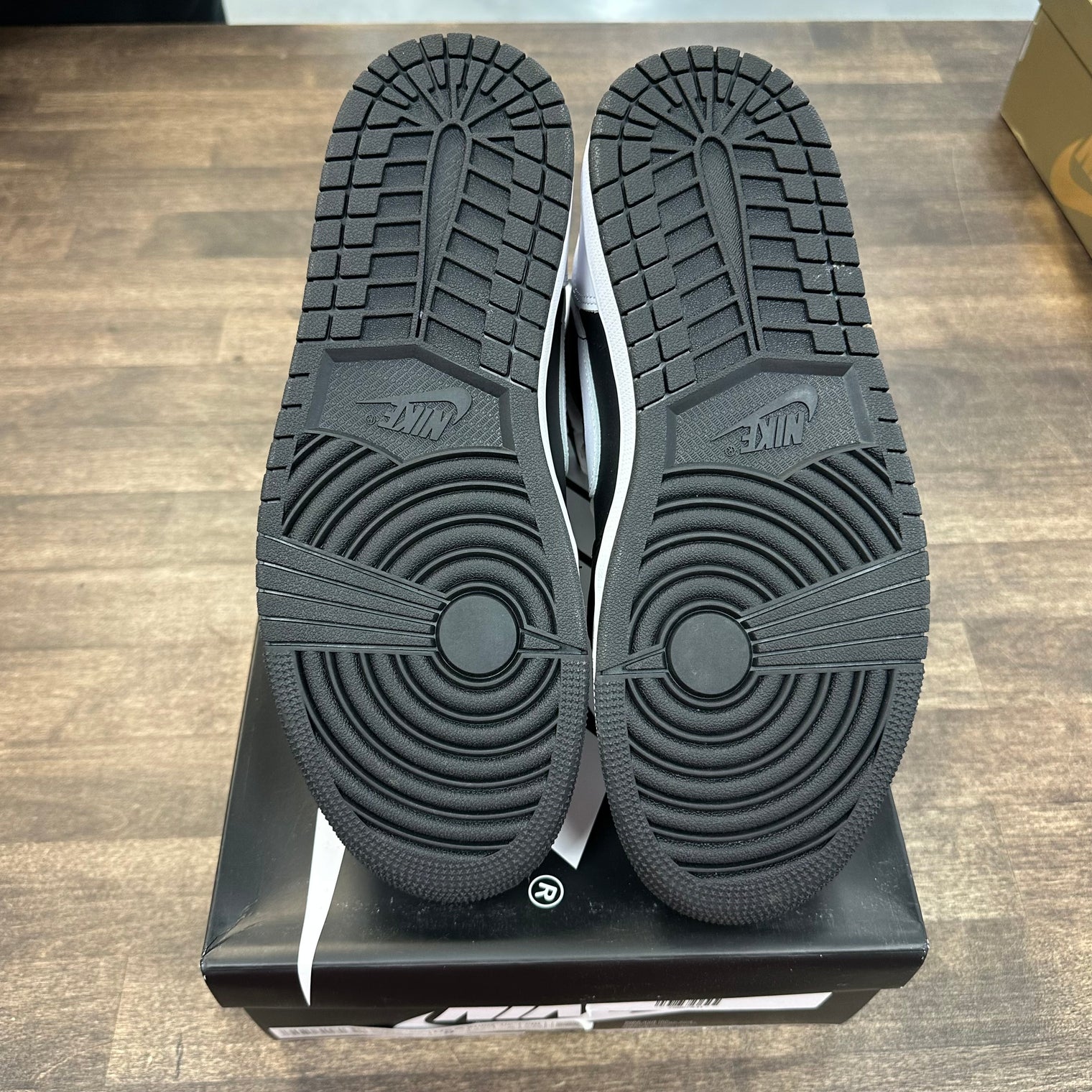 Black White Jordan 1 High (Lightly Worn)