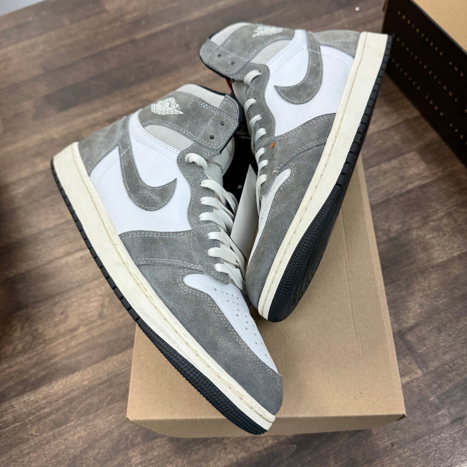 Washed Black Jordan 1 High (USED, No Box)