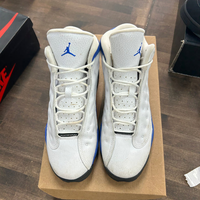 White Hyper Royal Jordan 13 Retro (GS) (USED, No Box)
