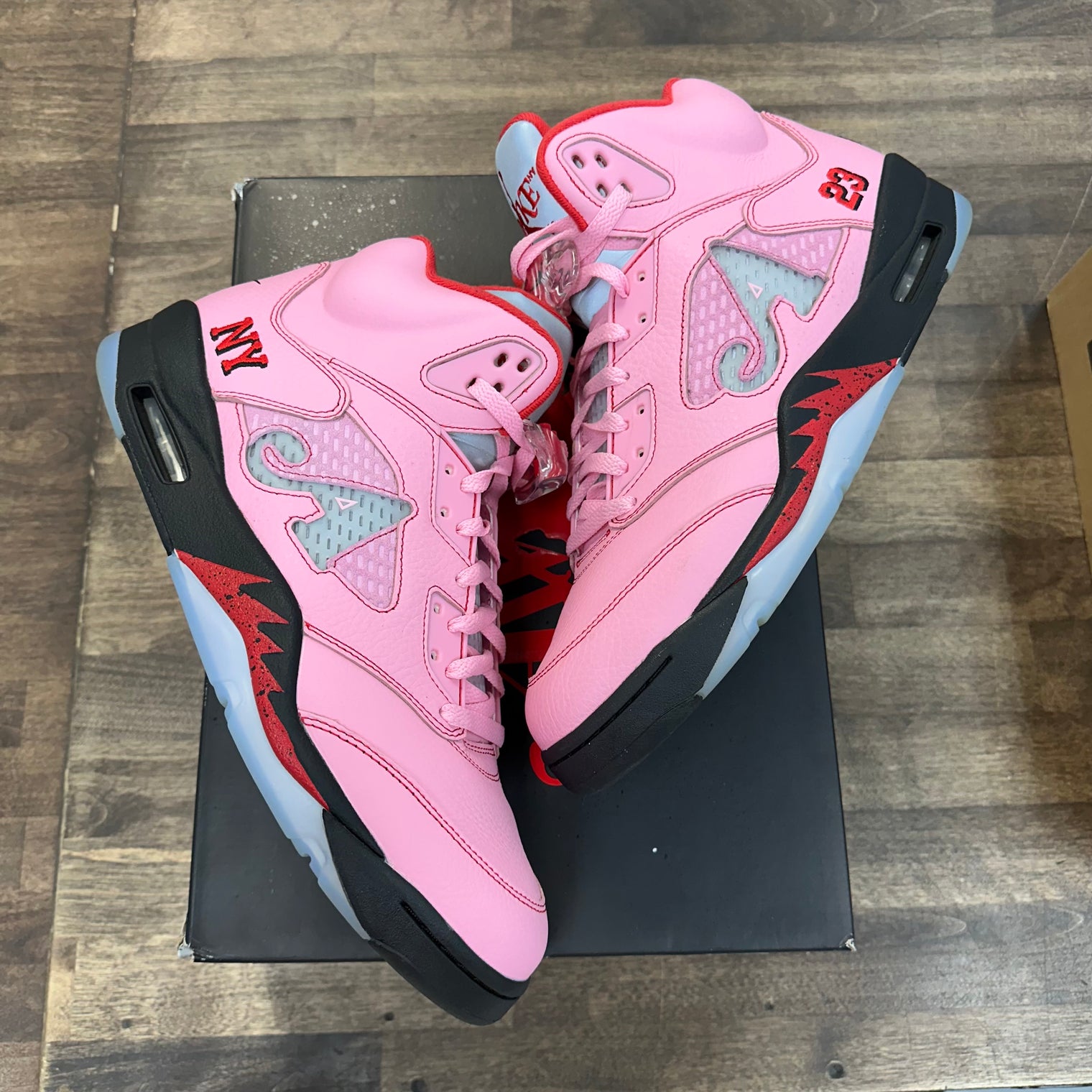 Awake NY Arctic Pink Jordan 5 Retro (USED)