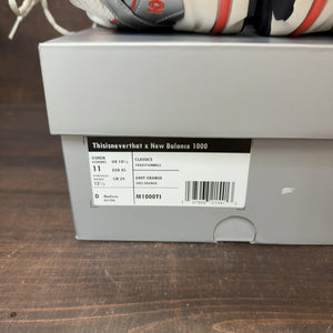 New Balance 1000 thisisneverthat Metallic Silver Red Size 11 (Pre-Owned) - Image 8