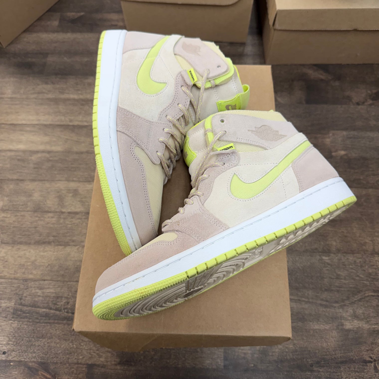 Lemon Twist Jordan 1 Zoom Air CMFT (W) (USED, No Box)