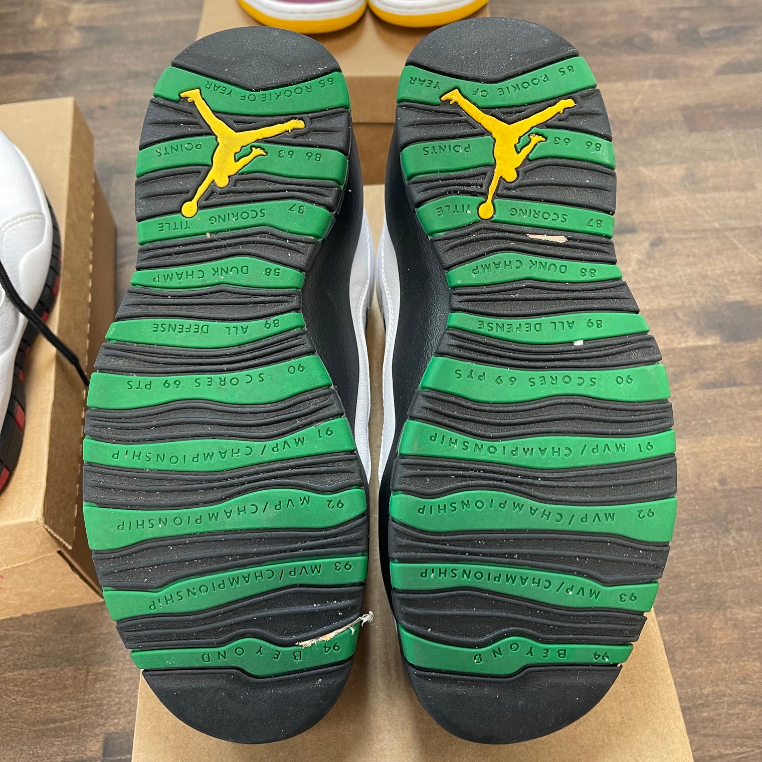 Seattle Jordan 10 (USED,No Box)