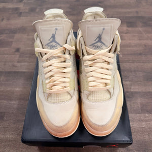 Jordan 4 Retro Off-White Sail (Women's) - Image 2
