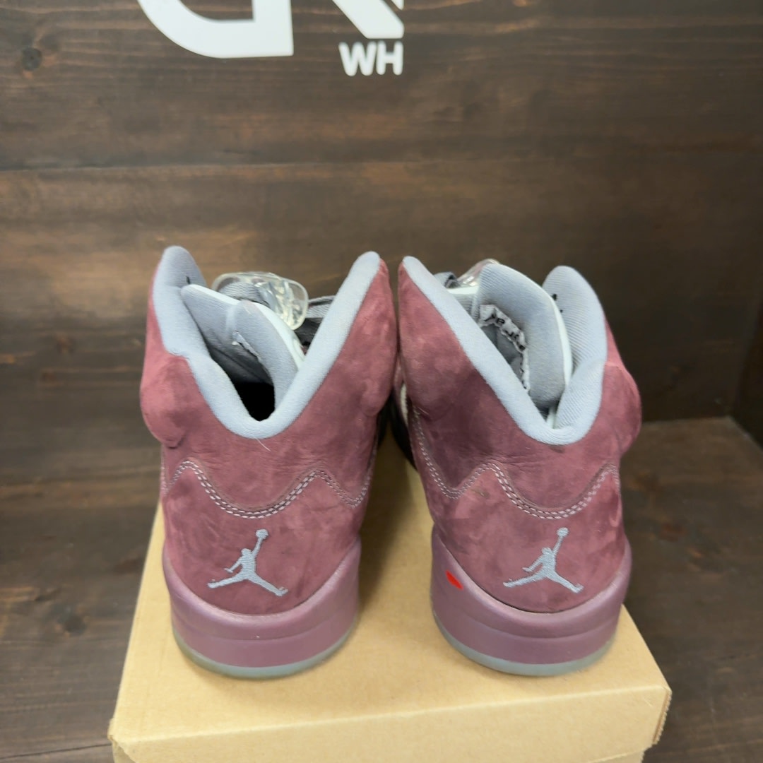 Jordan 5 Retro Burgundy (2023) Size 10 (Pre-Owned) - Image 4