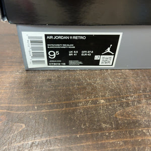 Jordan 11 Retro Cherry (2022) Size 9.5 (Pre-Owned) - aux
