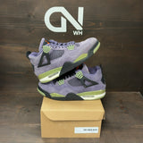 Jordan 4 Retro Canyon Purple (Women's) Size 9.5W (Pre-Owned) - Image 1
