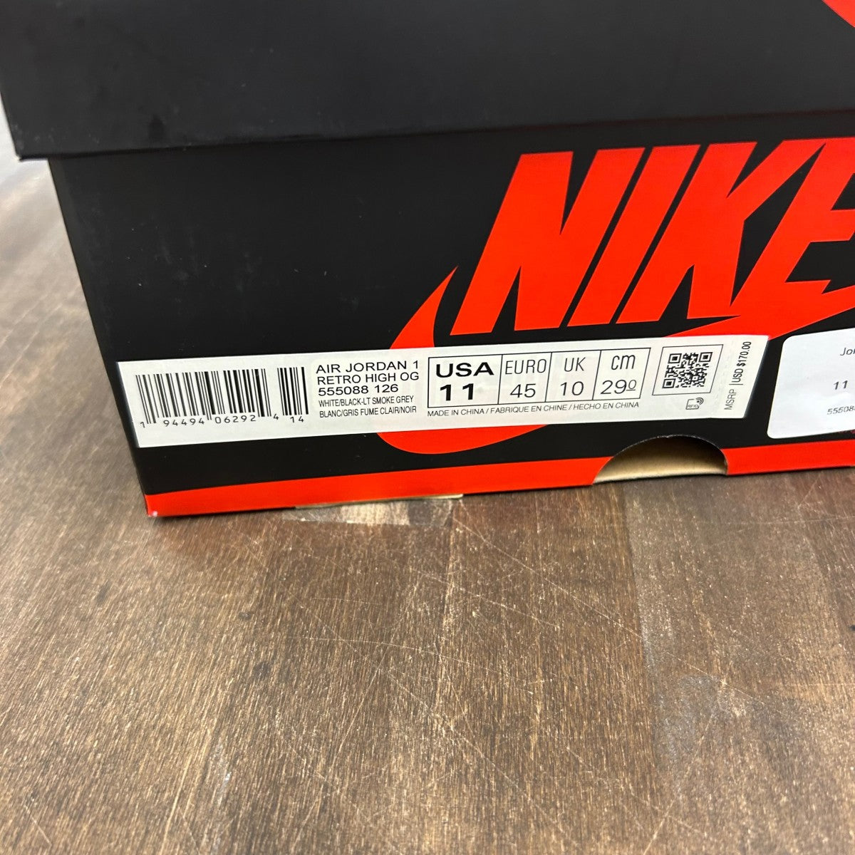 Jordan 1 Retro High Light Smoke Grey - Image 6
