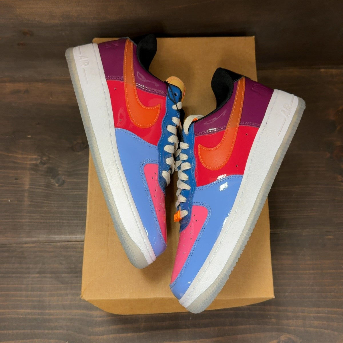 Nike Air Force 1 Low SP Undefeated Multi-Patent Total Orange Size 8 (Pre-Owned) - Image 2