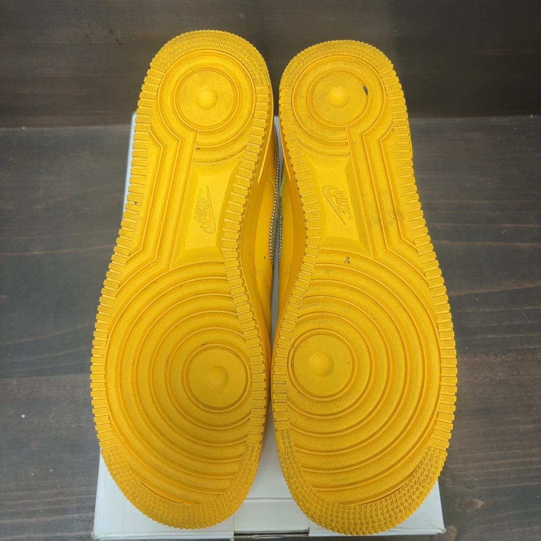 Nike Air Force 1 Low Off-White ICA University Gold - Image 6