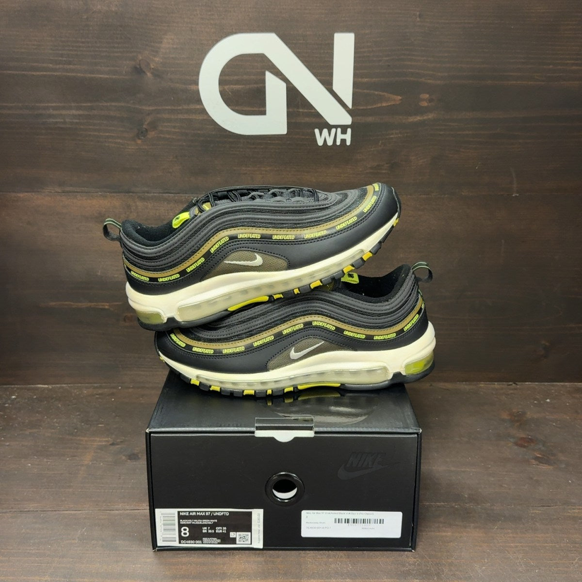 Nike Air Max 97 Undefeated Black Volt - Image 1